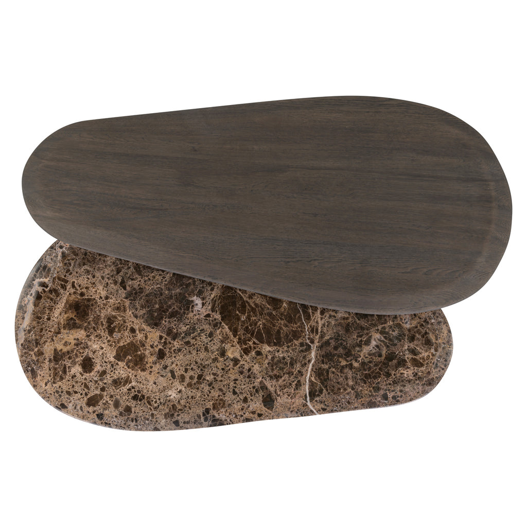 Couchtisch Castello Smoked charchoal (Set of 2)