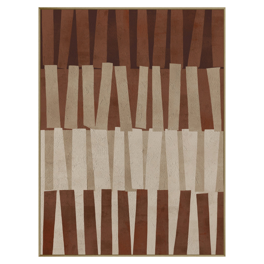 Wandkunst Voga brown