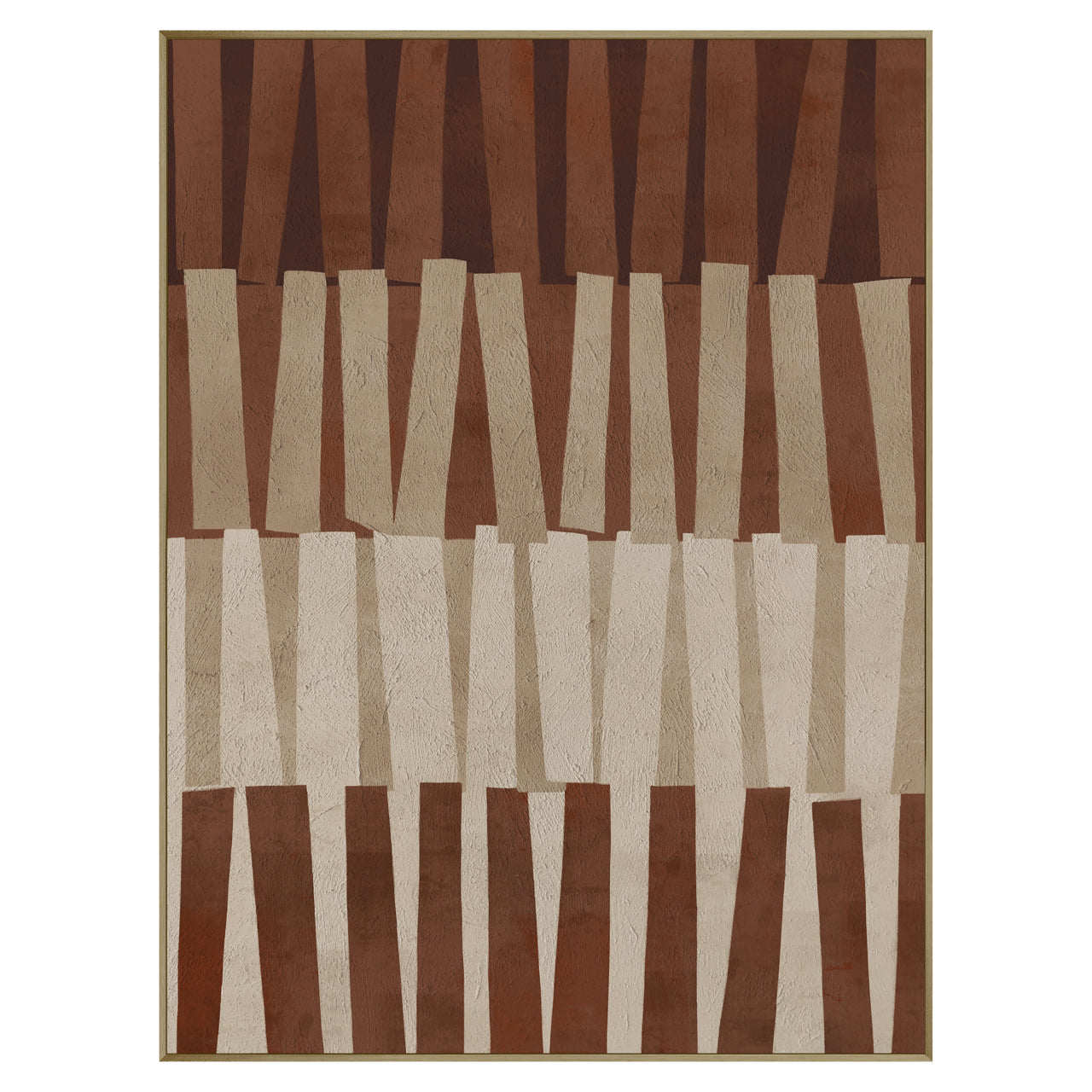 Wandkunst Voga brown