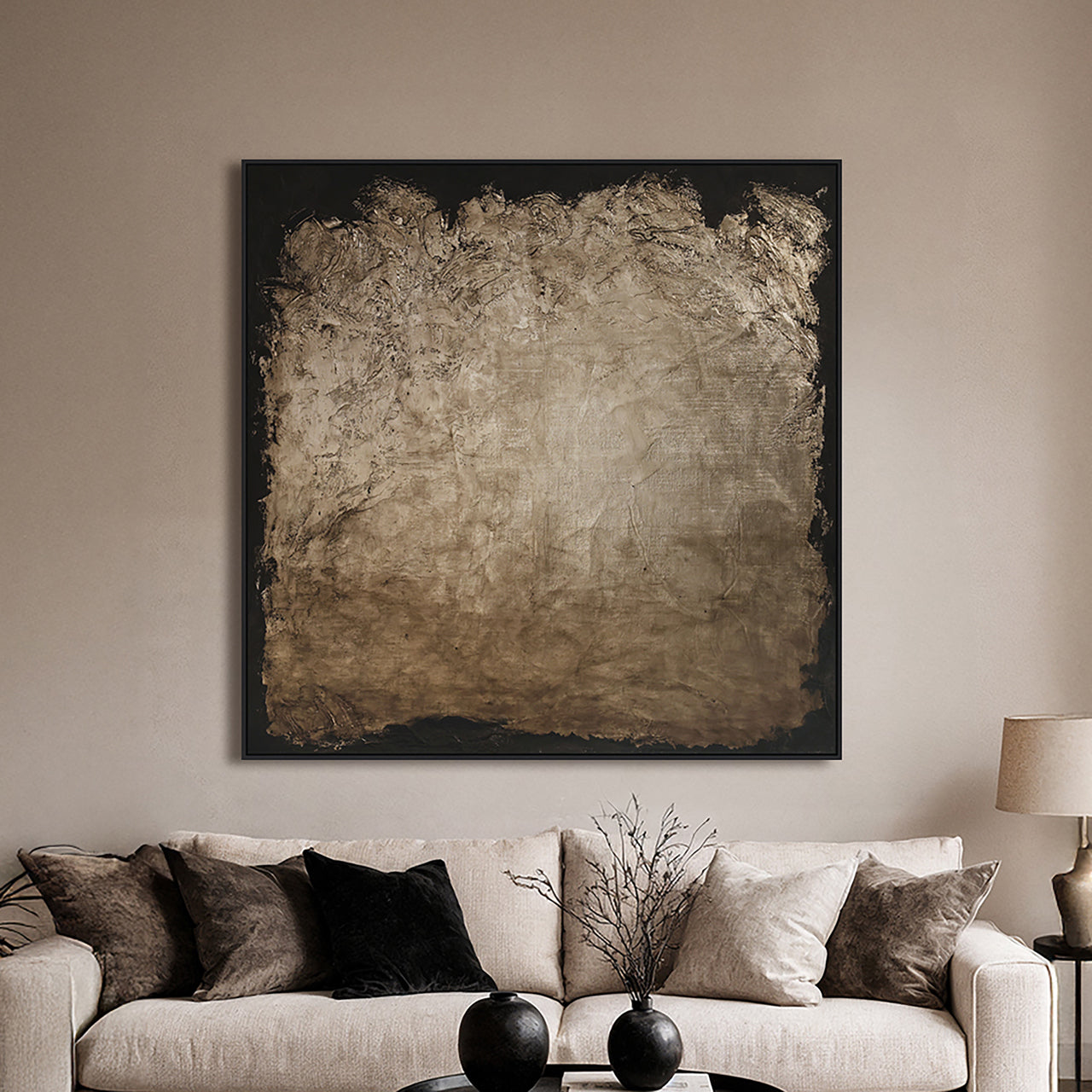 Wandkunst Rival gold