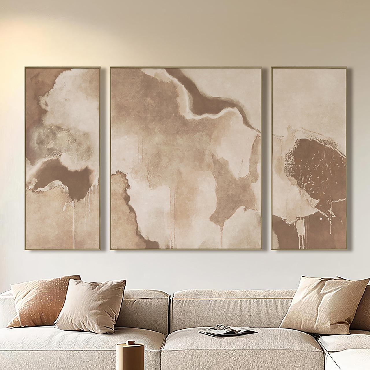 Wandkunst Liberty brown