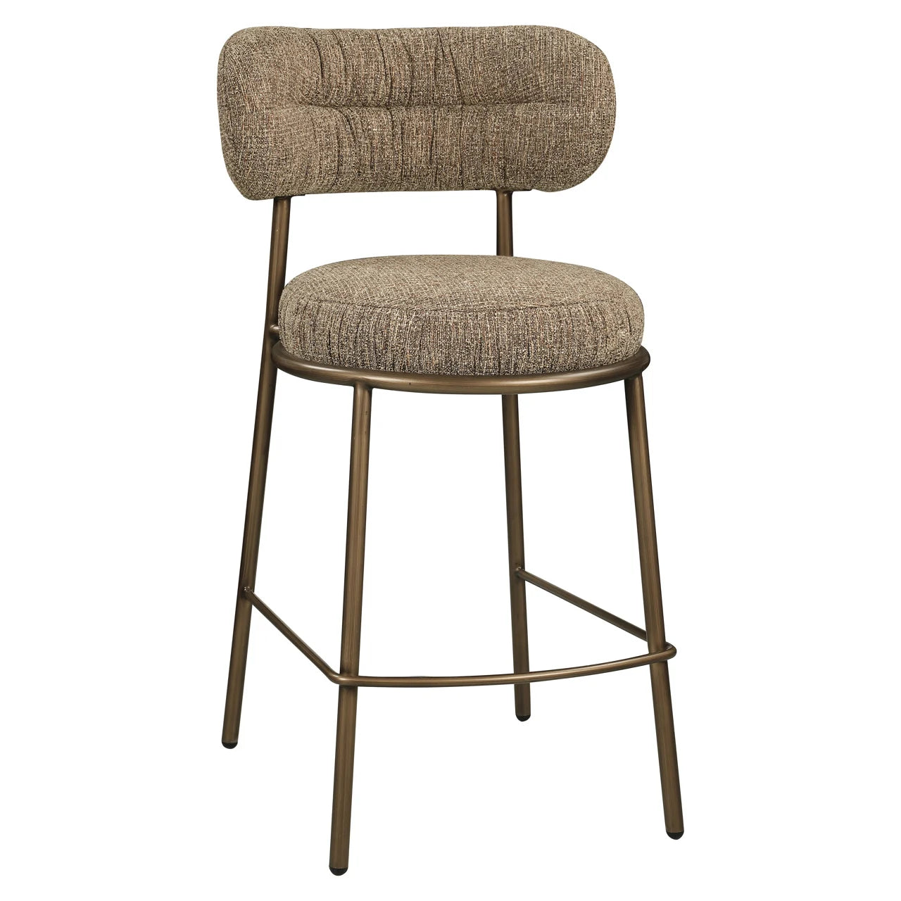Thekenstuhl Encanto brown tweed