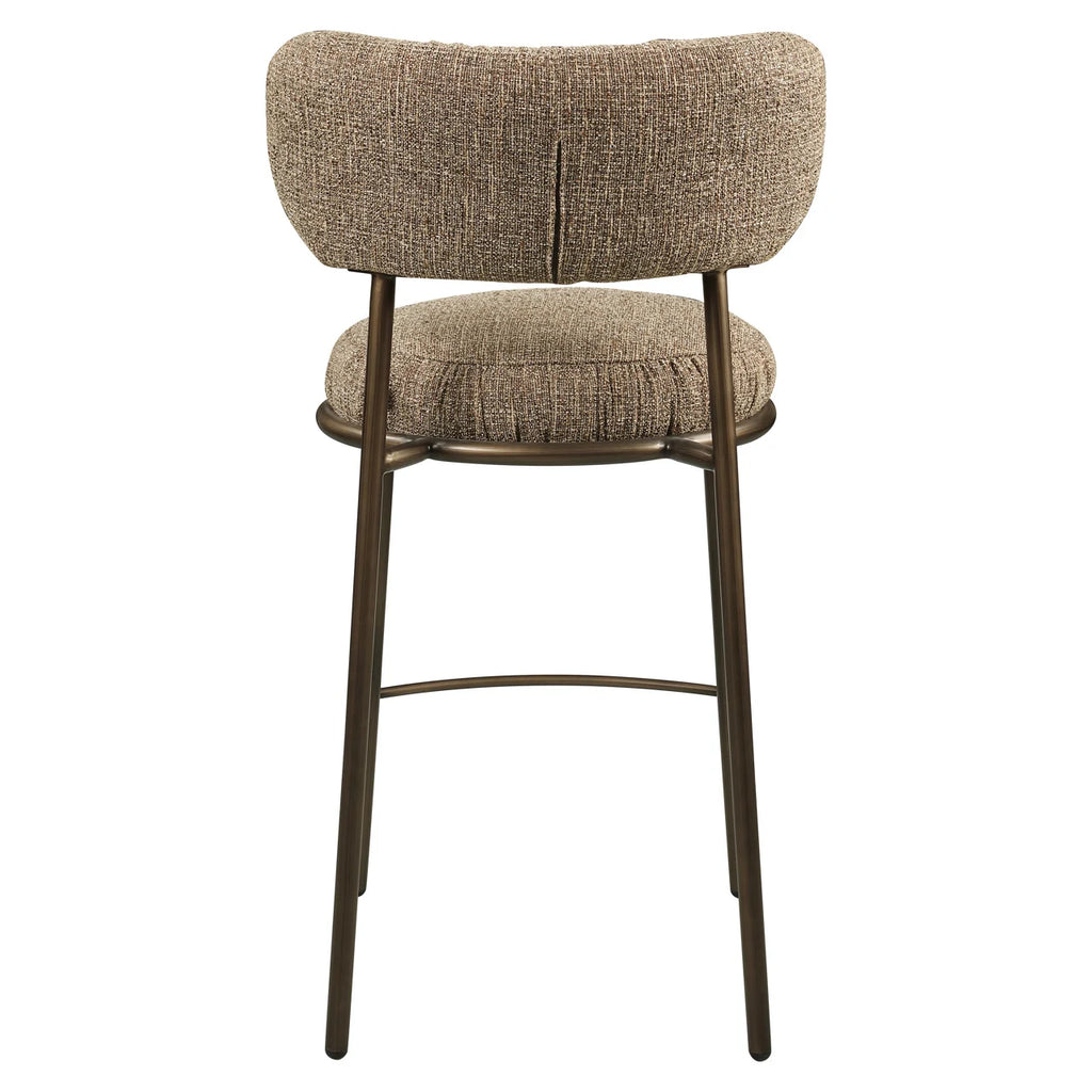 Thekenstuhl Encanto brown tweed