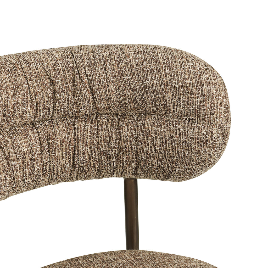 Thekenstuhl Encanto brown tweed