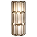 Wandlampe Opal brass antique