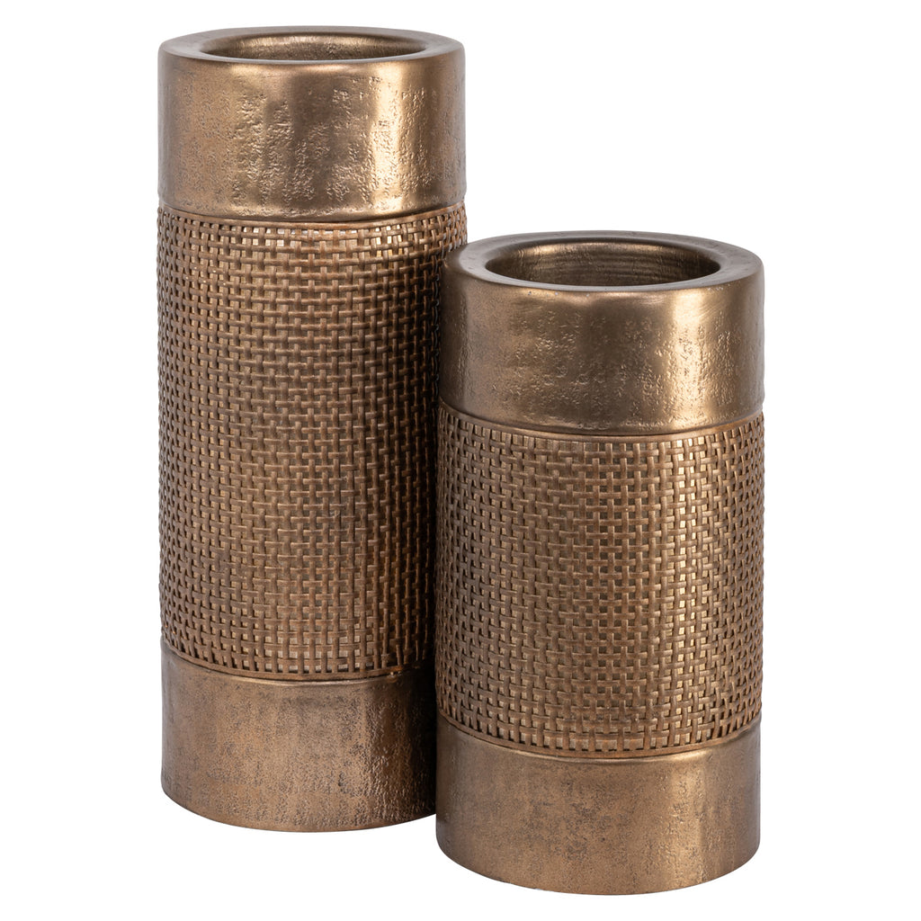 Kerzenhalter Sky brushed gold large
