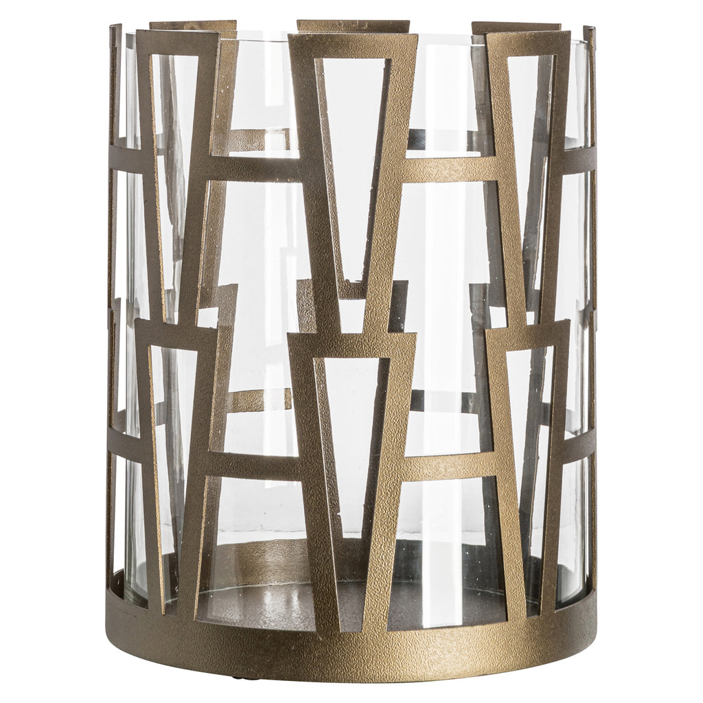 Windlicht Shandy brass antique small