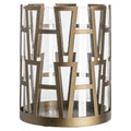 Windlicht Shandy brass antique small