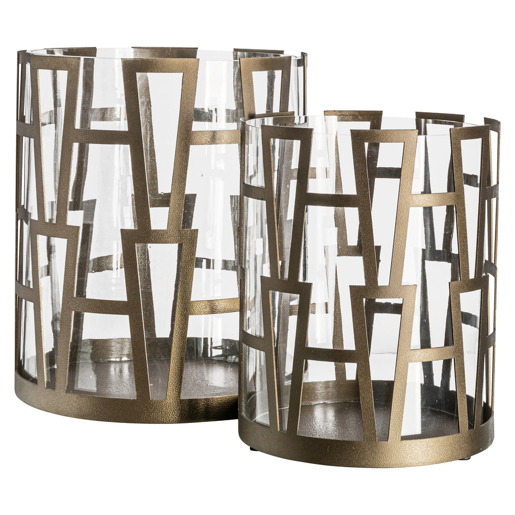 Windlicht Shandy brass antique small