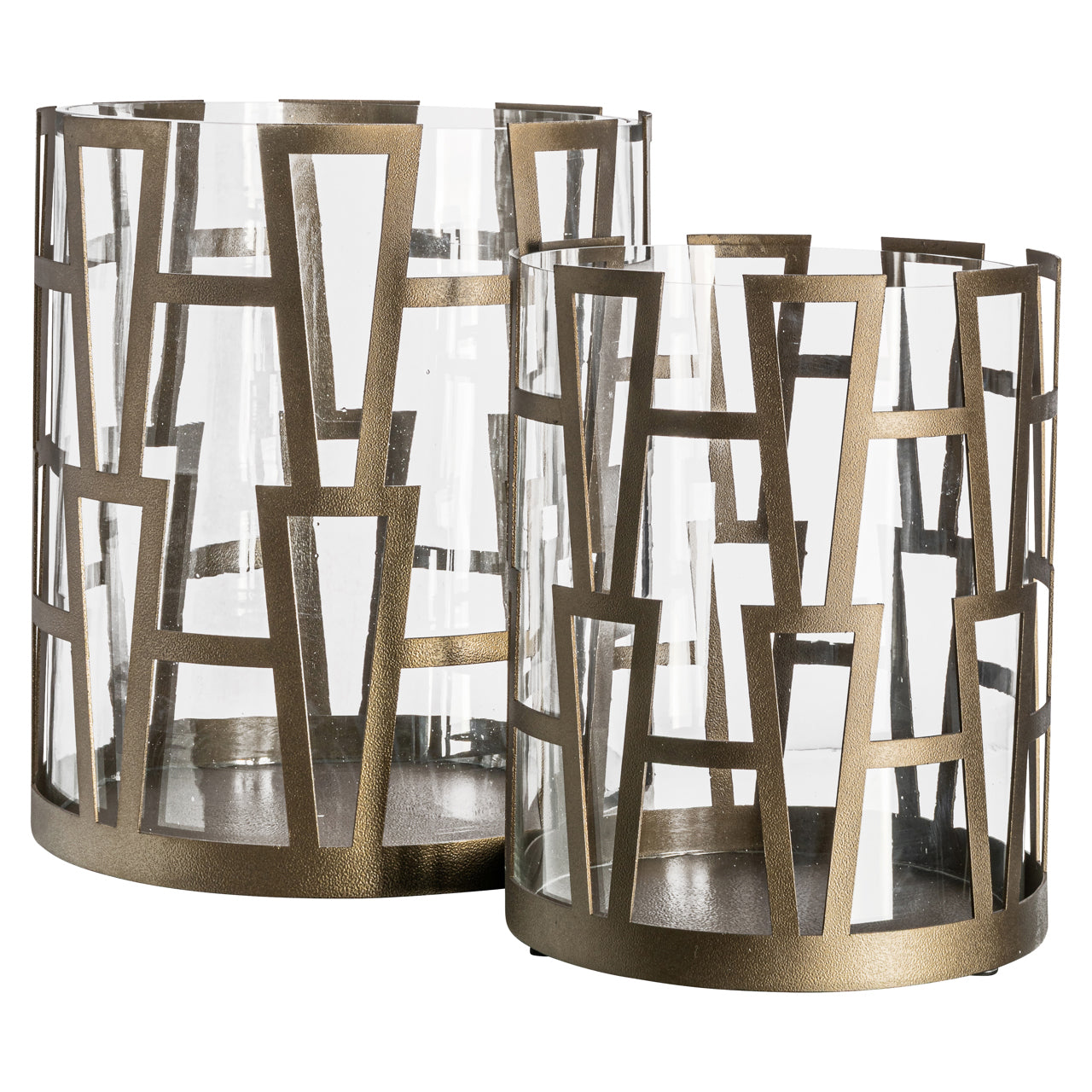 Windlicht Shandy brass antique big