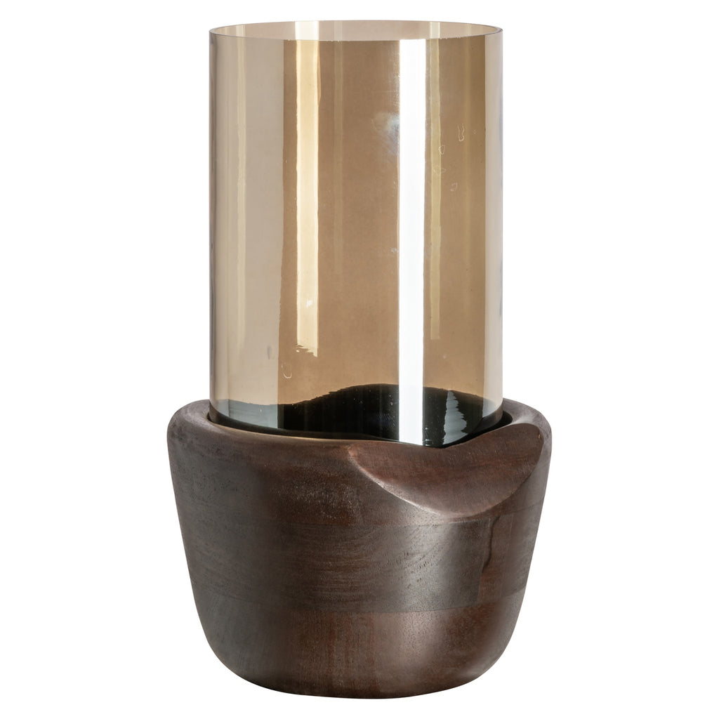 Windlicht Sloane walnut large