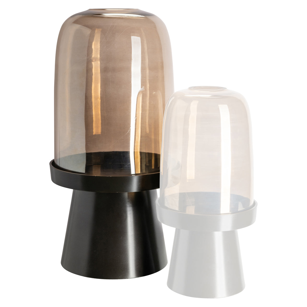 Windlicht Meave walnut large