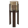 Windlicht Paige walnut small