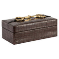 Aufbewahrungsbox Rex dark brown small