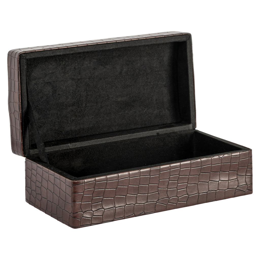 Aufbewahrungsbox Rex dark brown small
