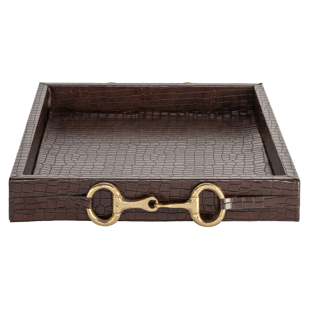 Tablett Banks dark brown