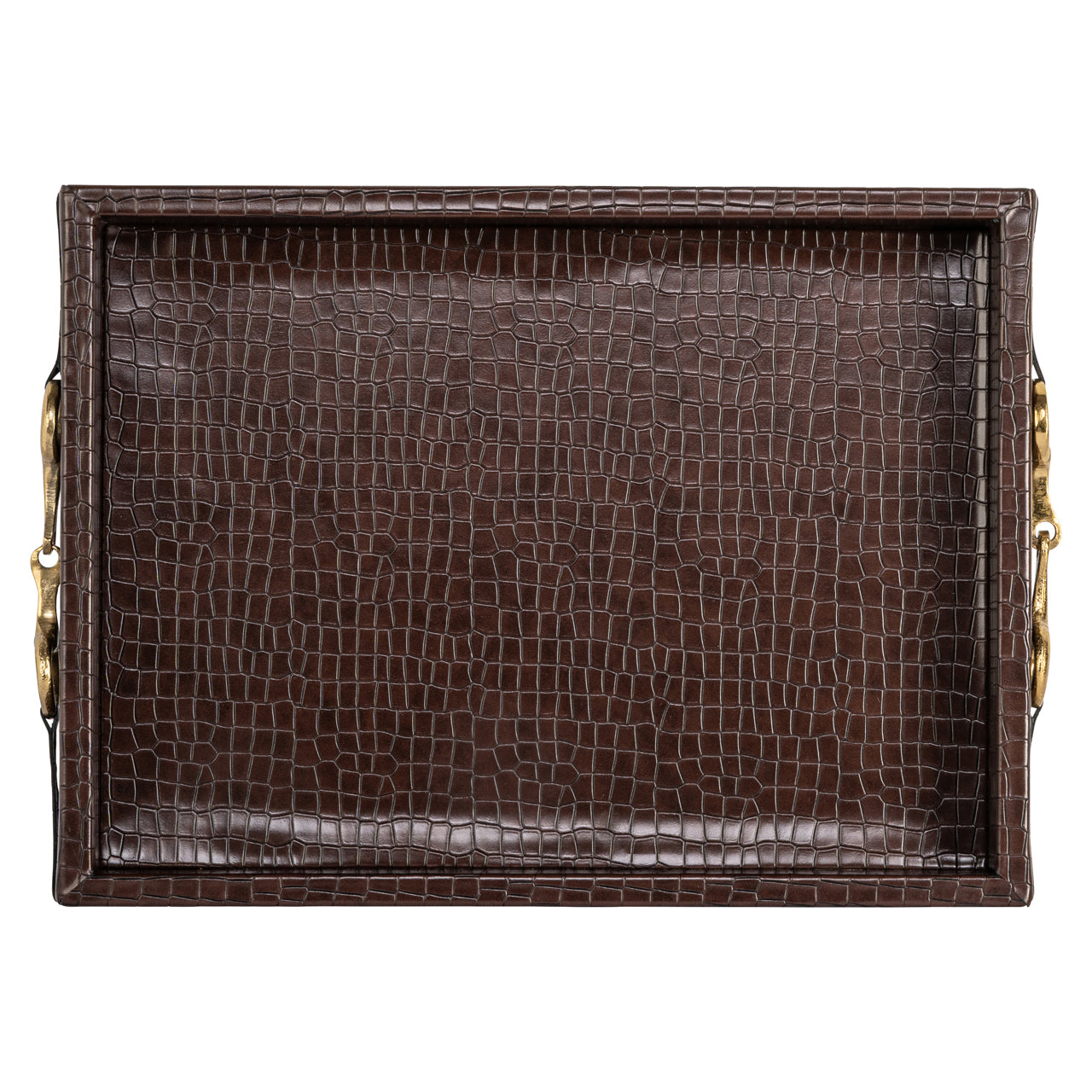 Tablett Banks dark brown