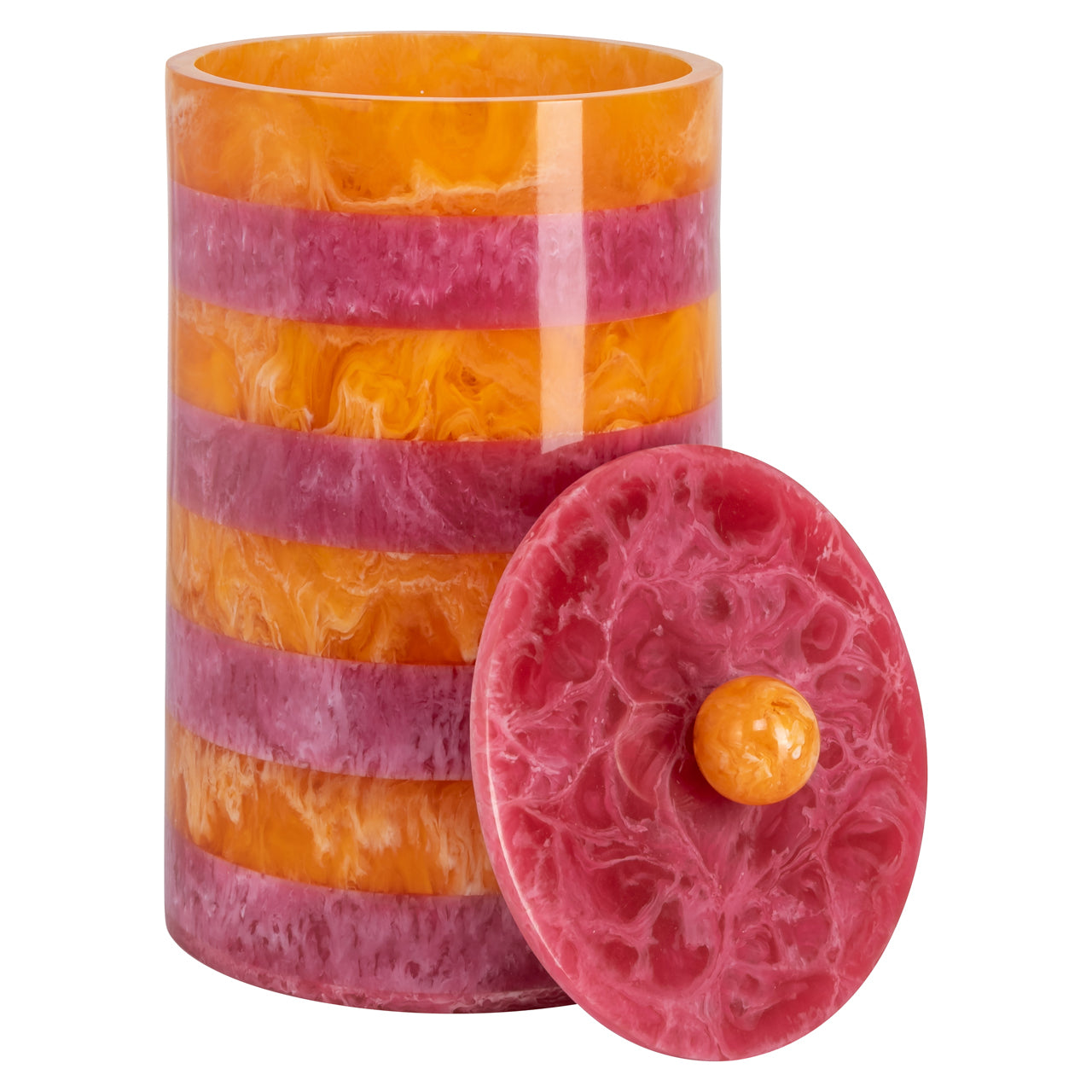Aufbewahrungsbox Lilybelle pink/orange storage jar small