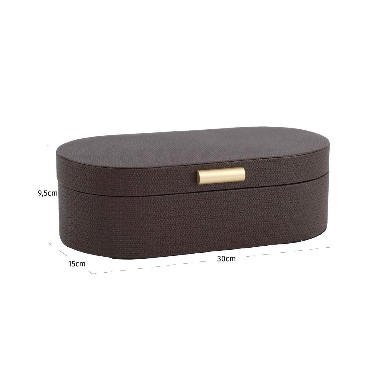 Aufbewahrungsbox Nova brown large