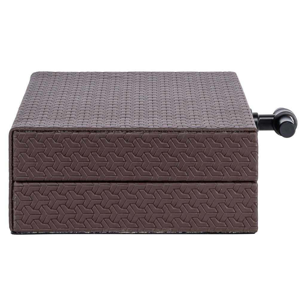Aufbewahrungsbox Billie dark brown small