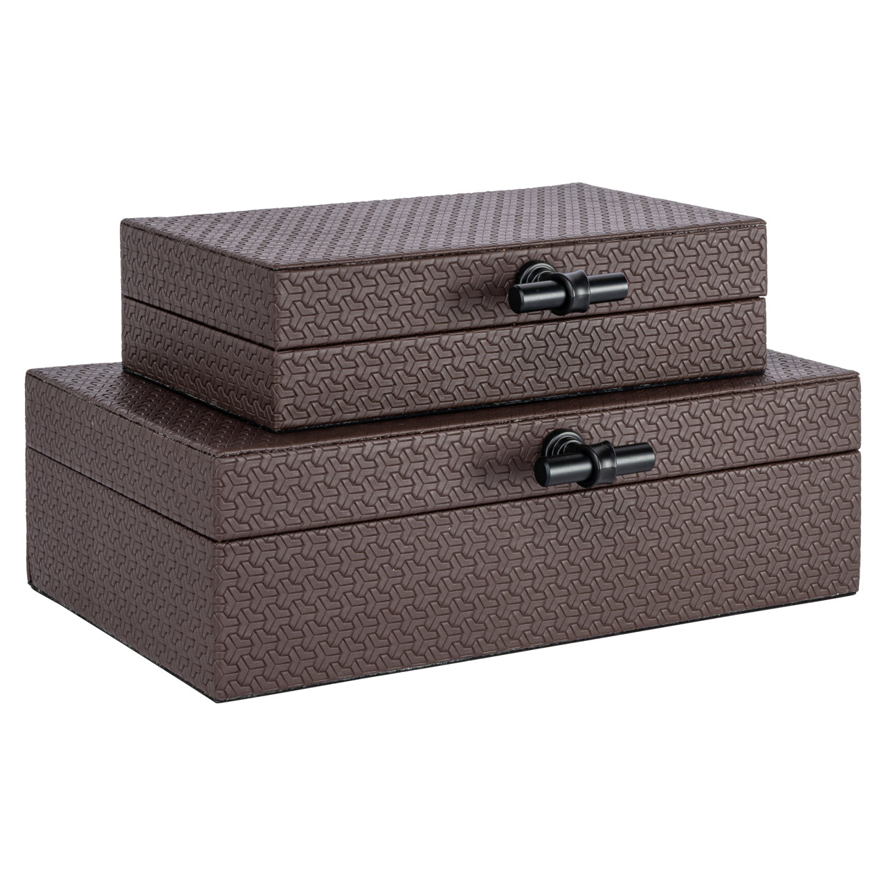 Aufbewahrungsbox Billie dark brown small