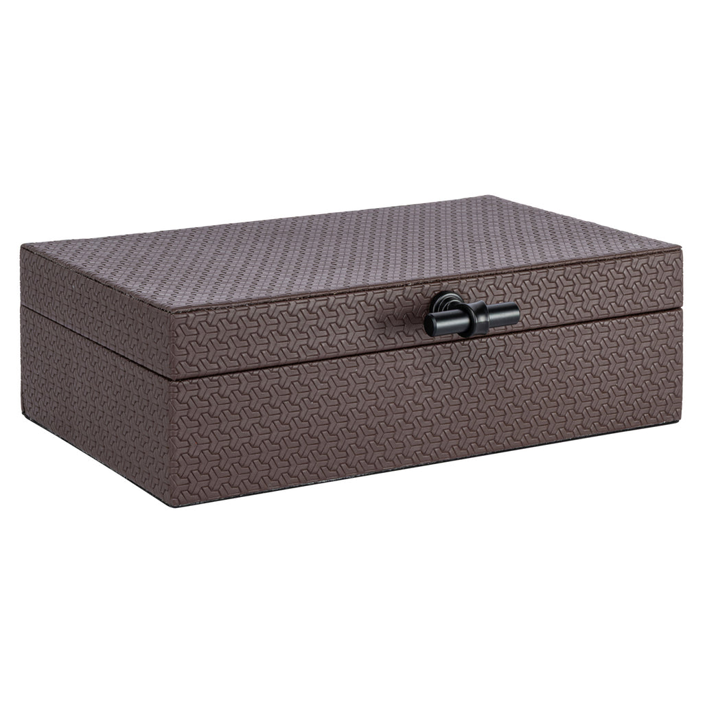 Aufbewahrungsbox Billie dark brown large