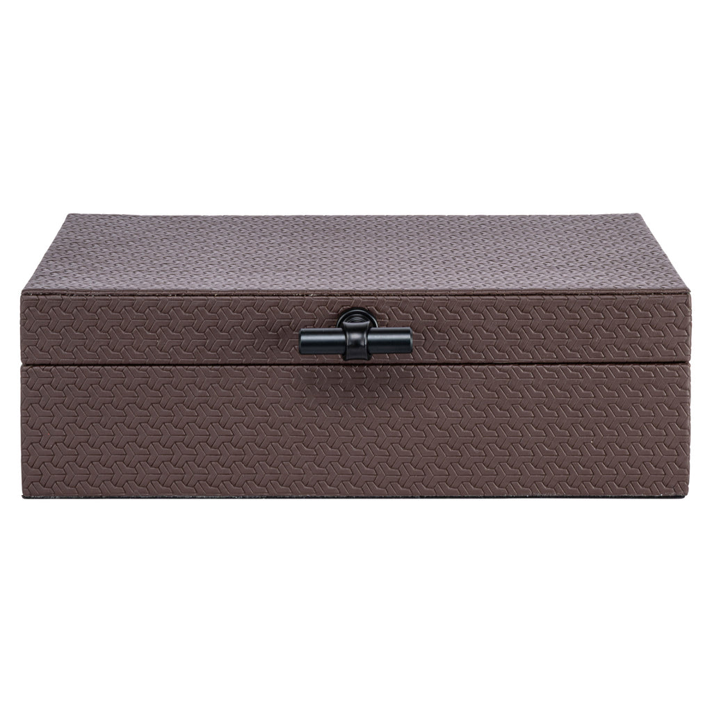 Aufbewahrungsbox Billie dark brown large