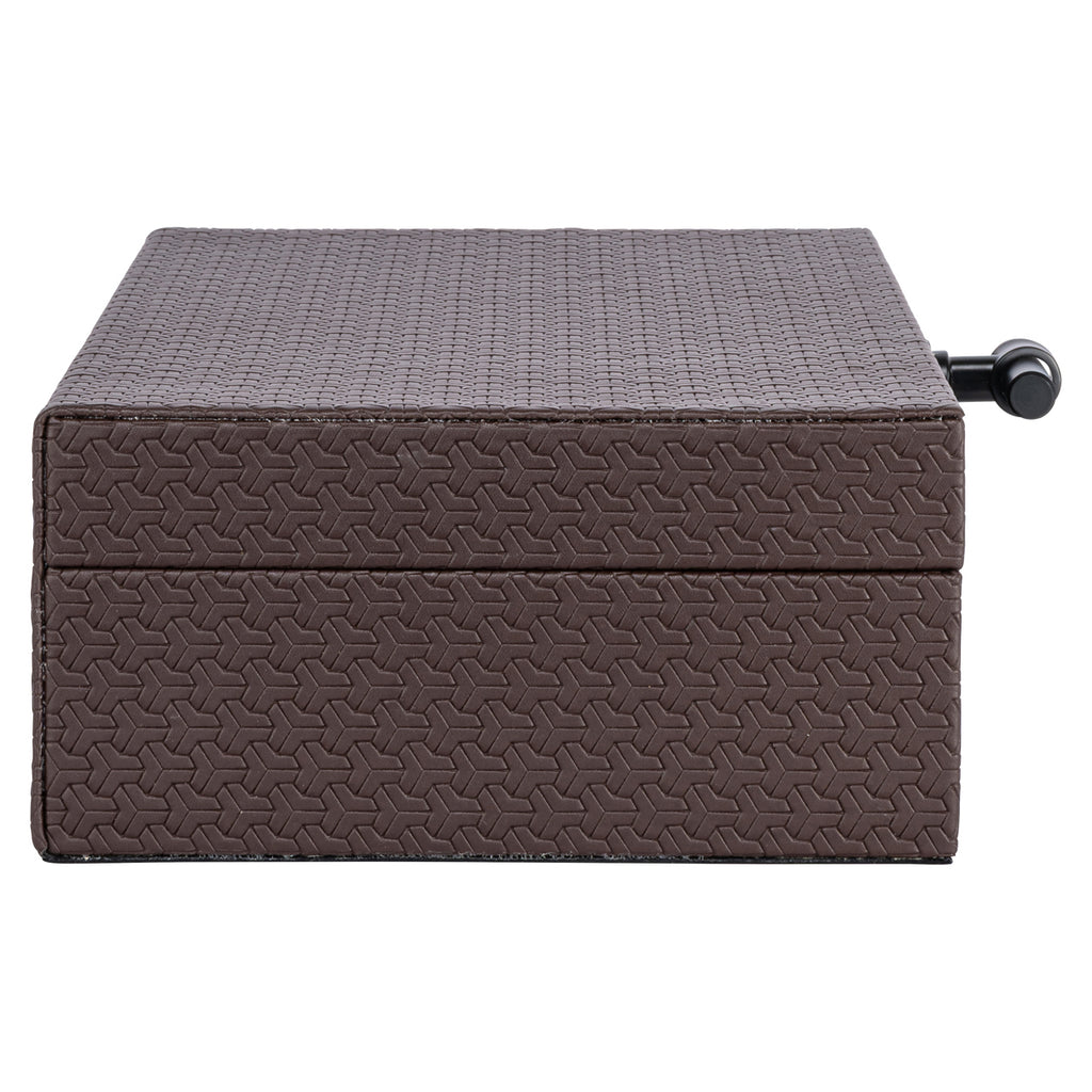 Aufbewahrungsbox Billie dark brown large