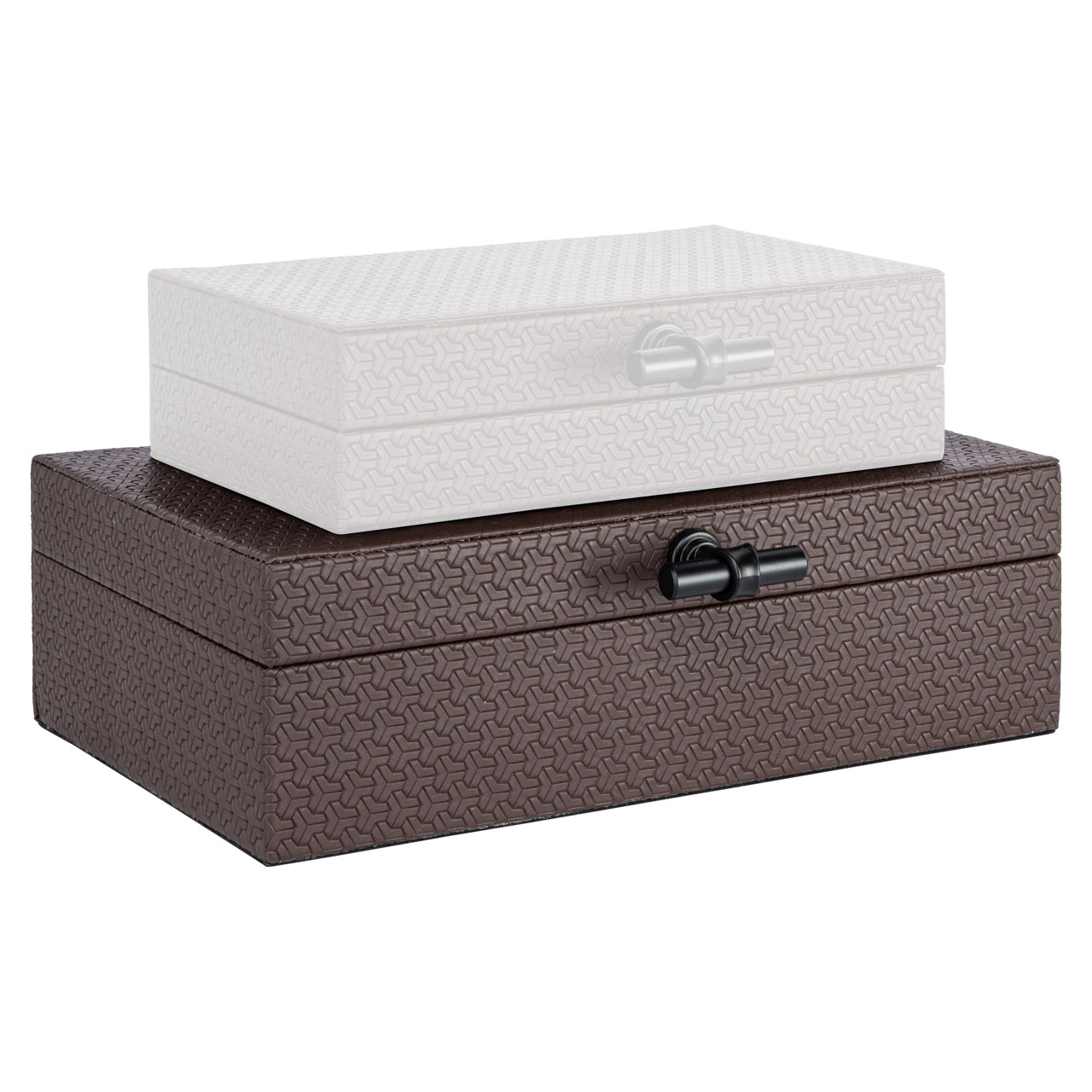 Aufbewahrungsbox Billie dark brown large