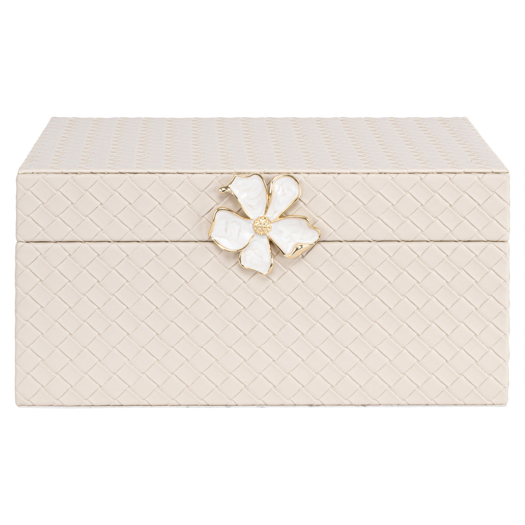 Aufbewahrungsbox Lillie ivory large