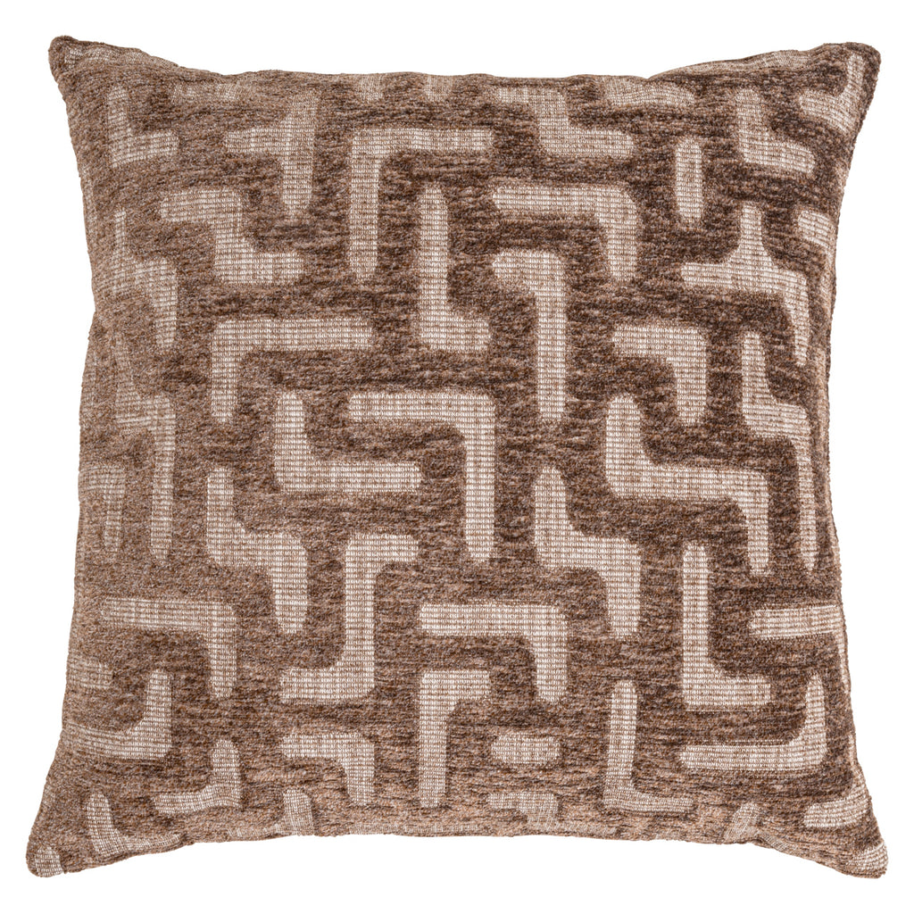 Kissen Ivy brown labyrinth