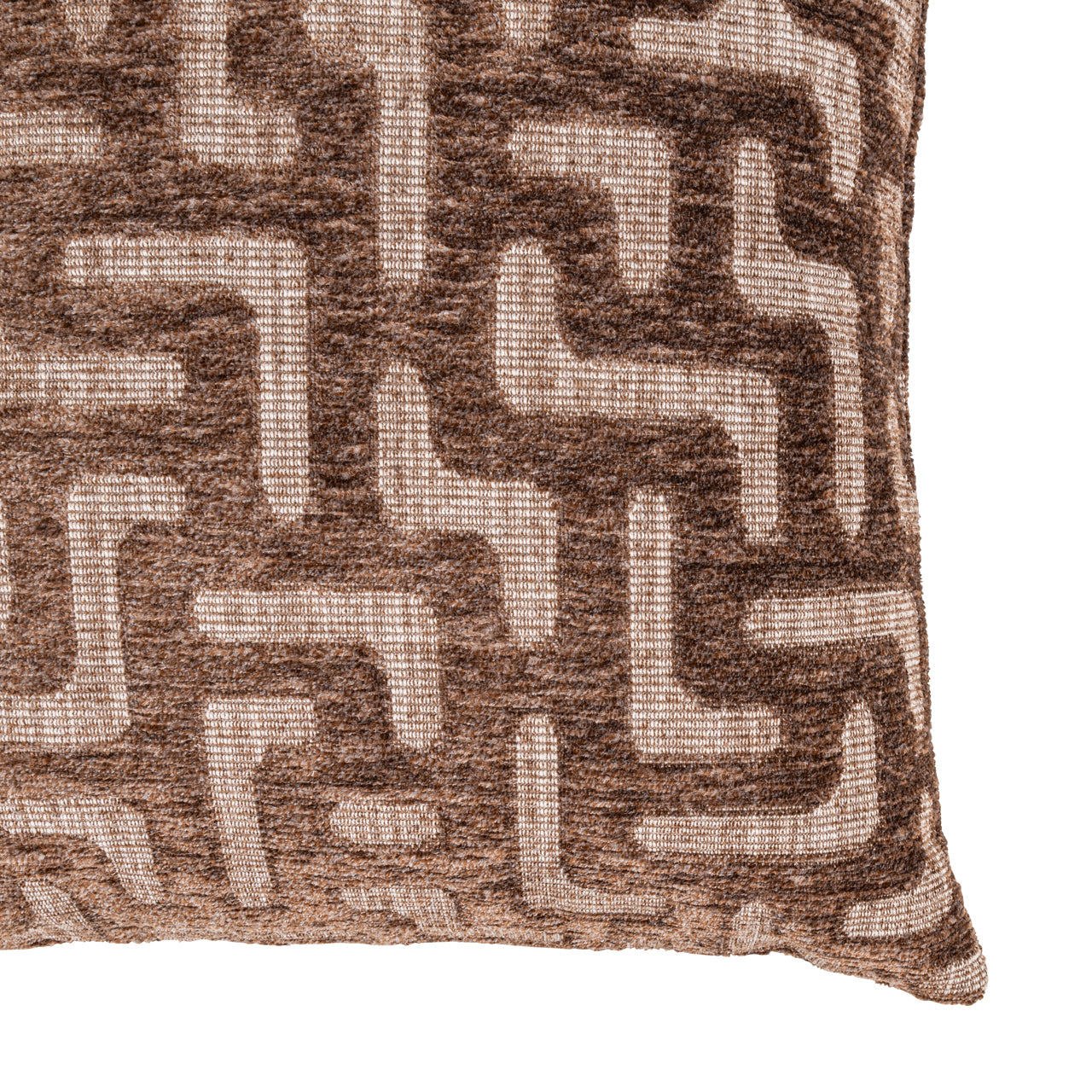 Kissen Ivy brown labyrinth