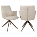 Esszimmerstuhl Dakota natural chunky swivel with arm