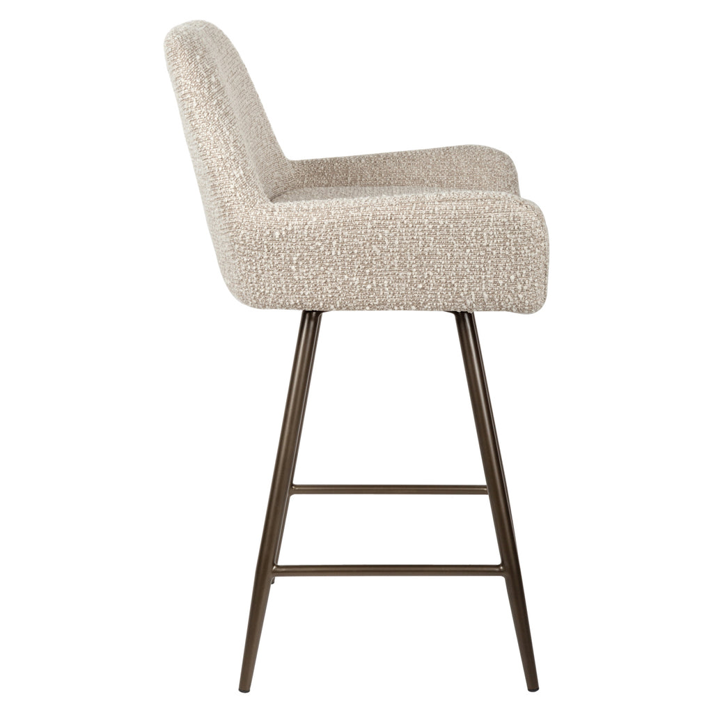 Thekenstuhl Linsey natural chunky swivel (Set of 2)