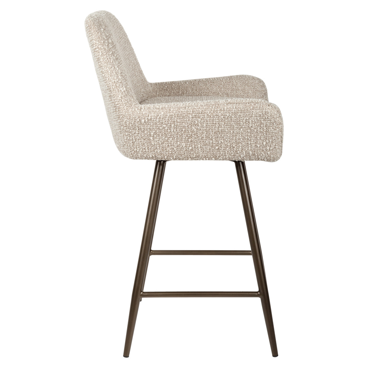 Thekenstuhl Linsey natural chunky swivel (Set of 2)