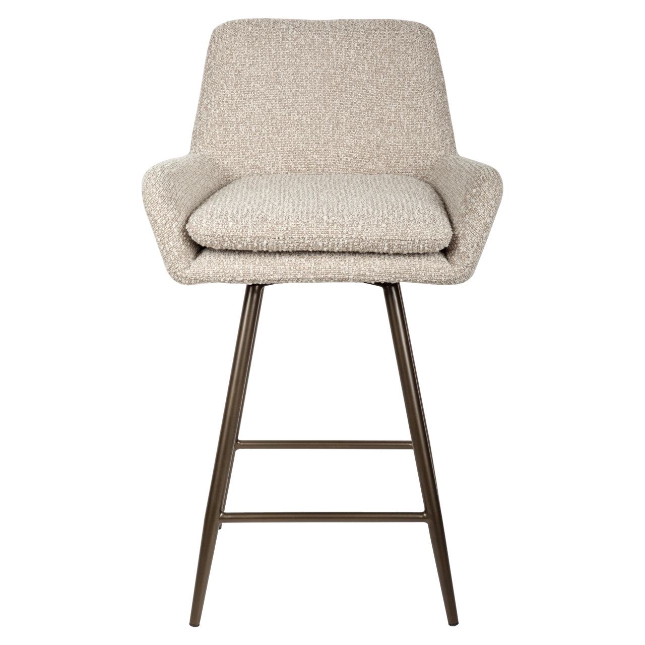 Thekenstuhl Linsey natural chunky swivel (Set of 2)