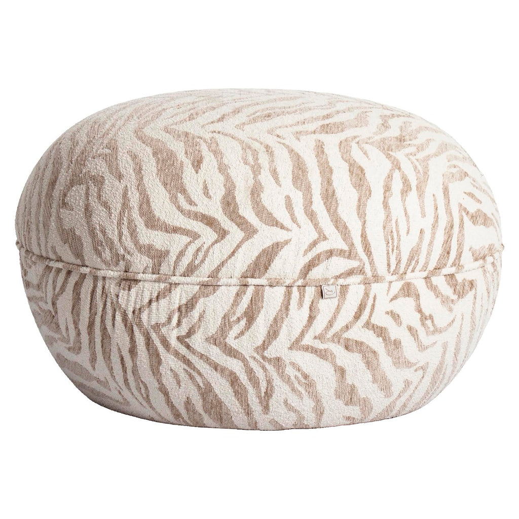 Hocker & Fußbank Jace beige tiger