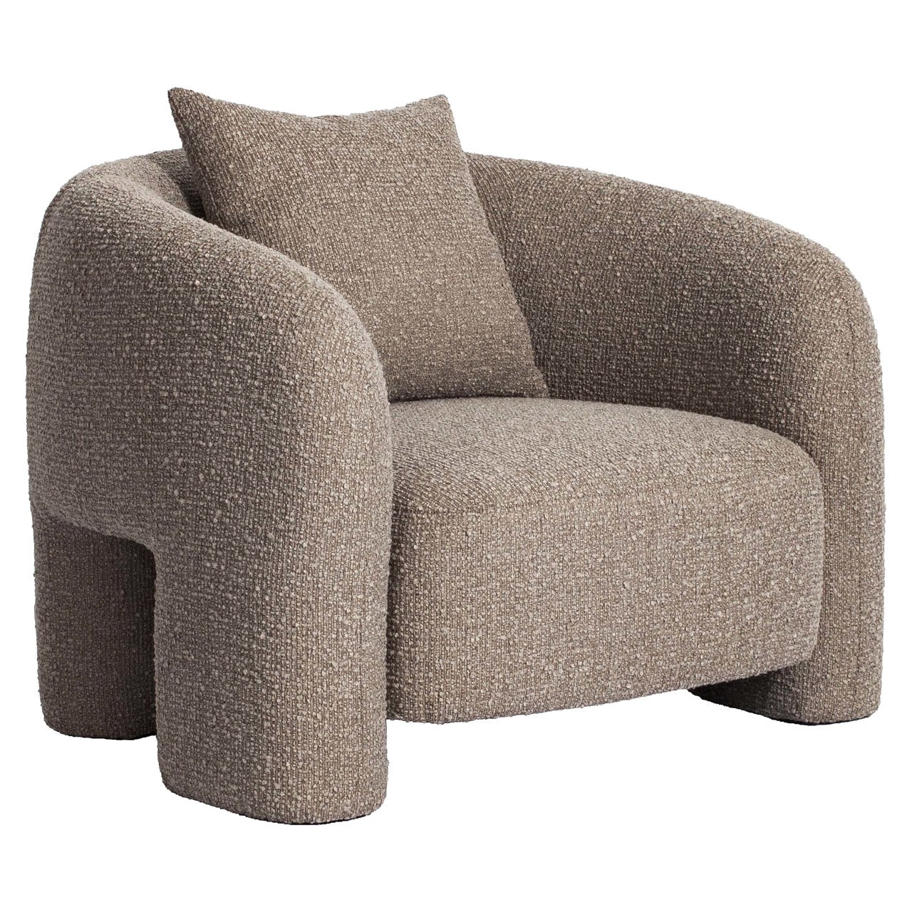 Lounge Stuhl Tuscany mocca chunky