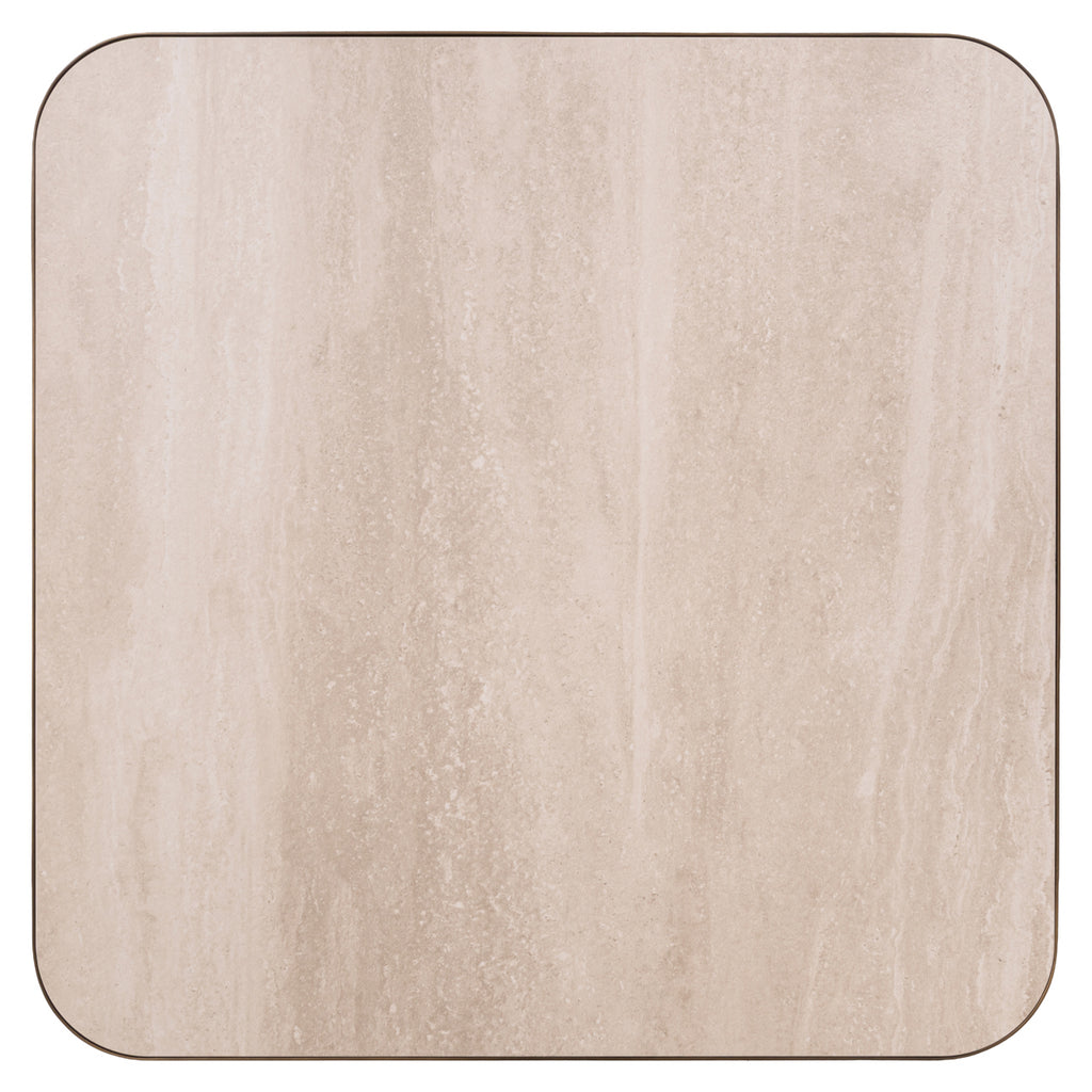 Couchtisch Claridge beige 90x90 (cumulus)