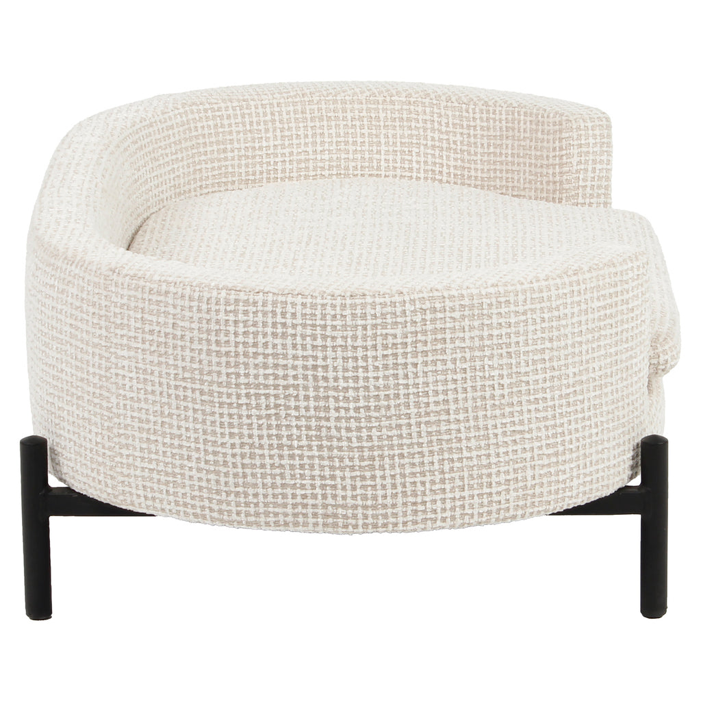 Hundebett Dolly beige blockweave
