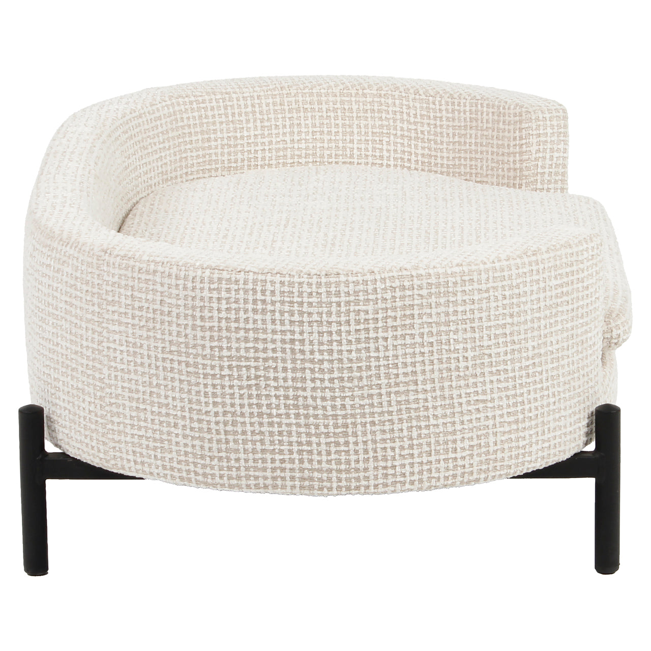 Hundebett Dolly beige blockweave