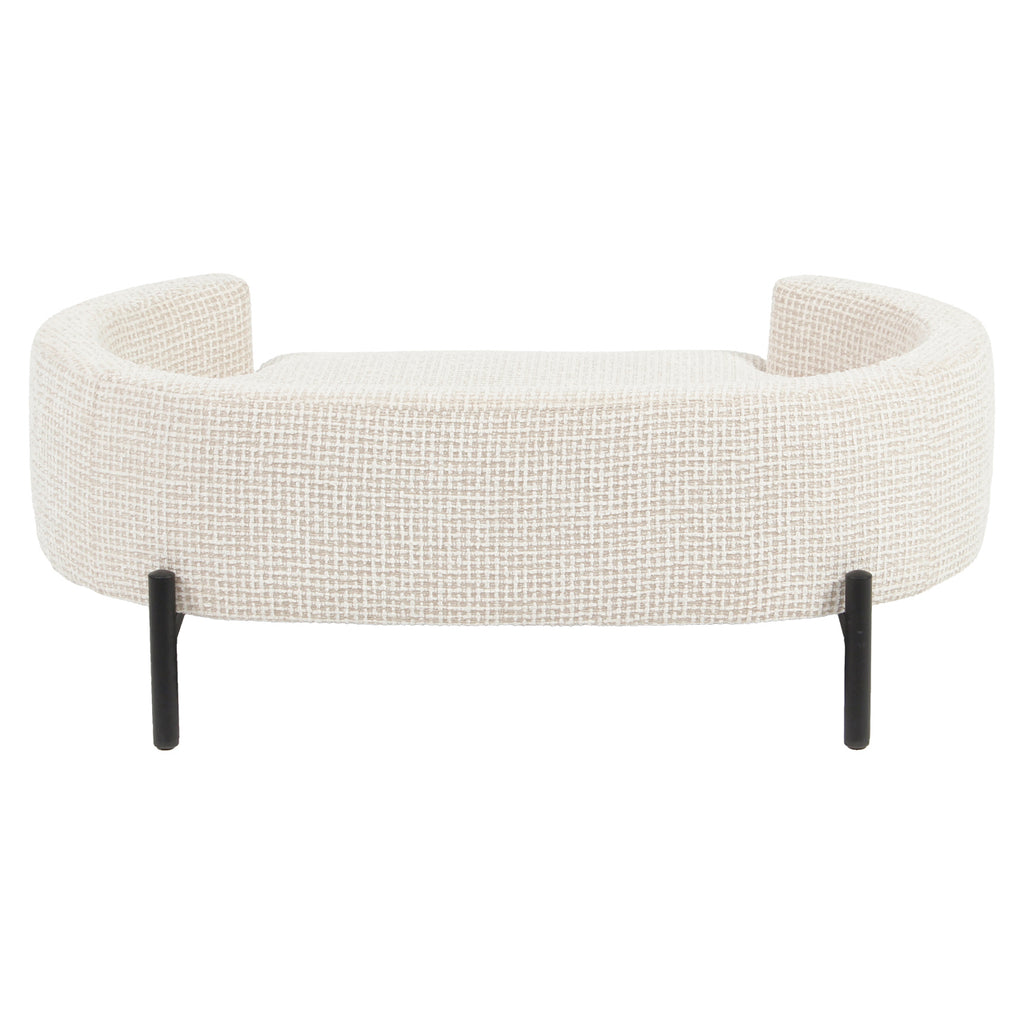 Hundebett Dolly beige blockweave