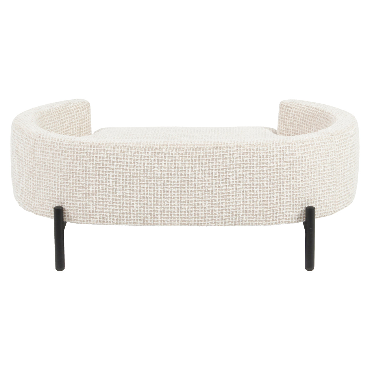 Hundebett Dolly beige blockweave