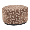 Hocker & Fußbank Adele brown chunky