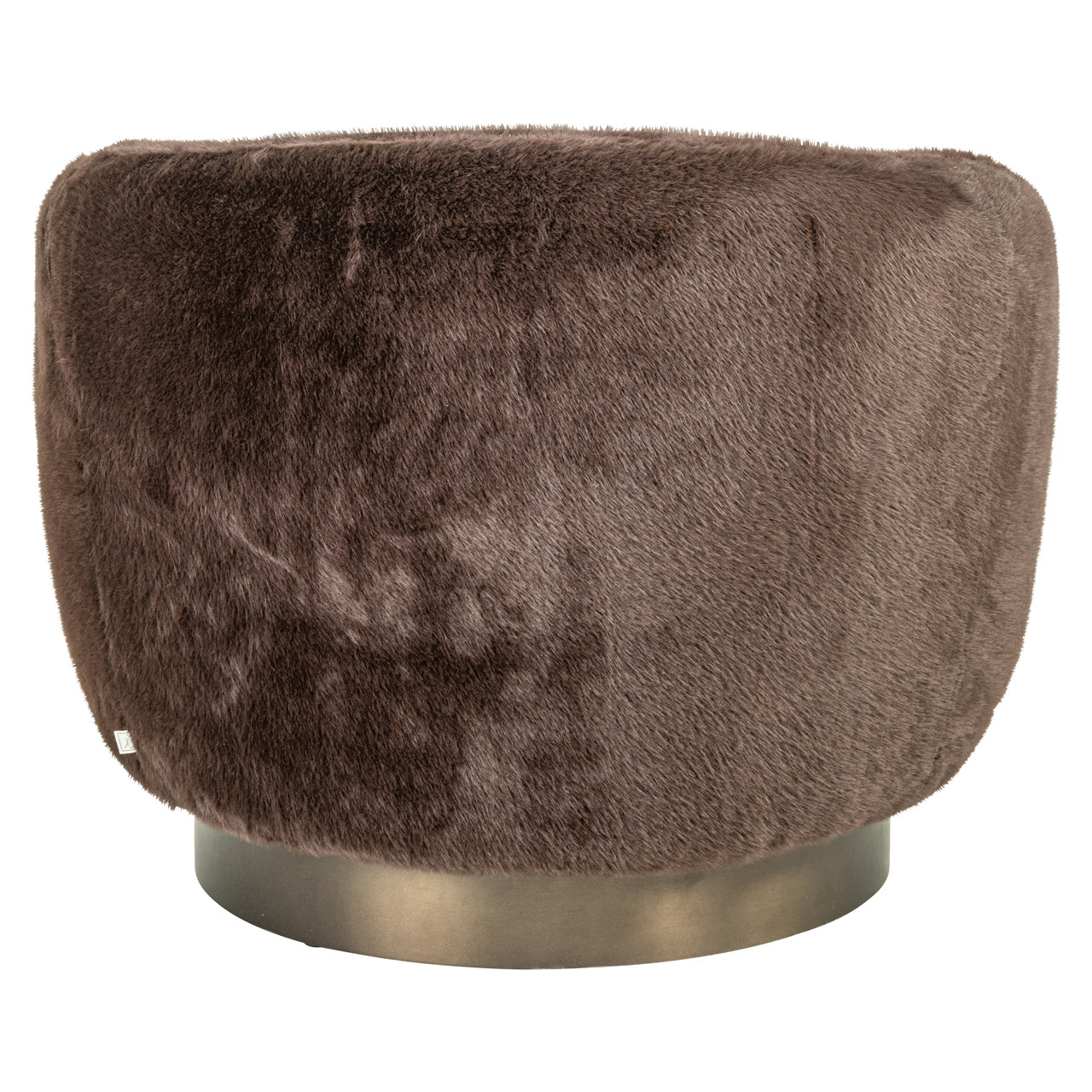 Lounge Stuhl Colmar chocolat fluffy swivel