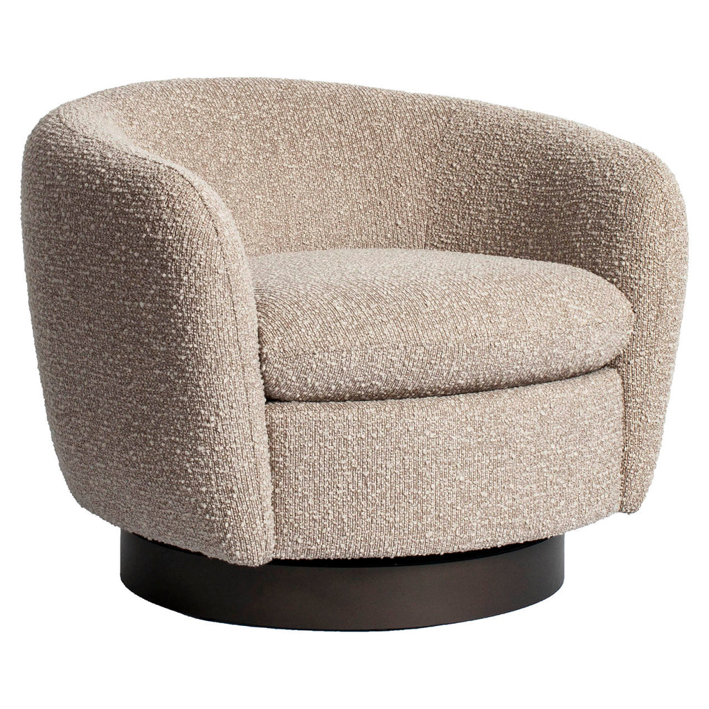 Lounge Stuhl Colmar natural chunky swivel