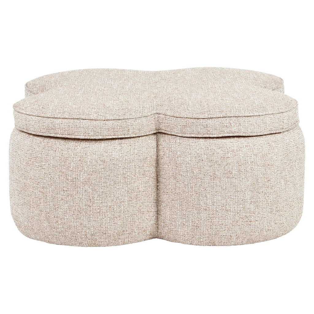 Hocker & Fußbank Corbeau sand tweed