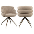 Esszimmerstuhl Kayla mocca boldweave swivel