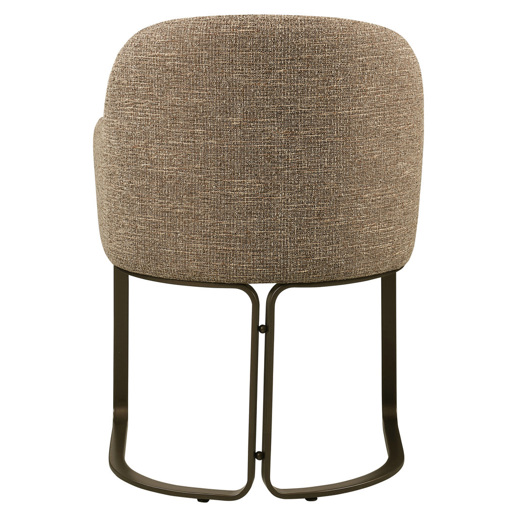 Esszimmerstuhl Hadley brown tweed fire retardant