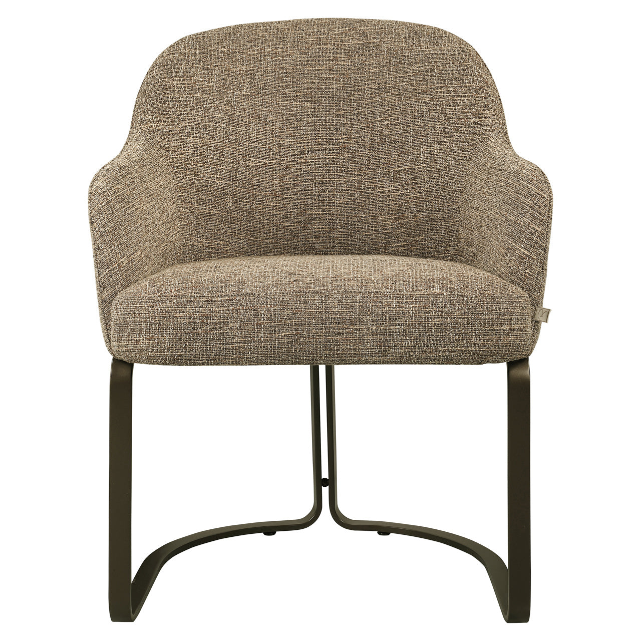 Esszimmerstuhl Hadley brown tweed fire retardant